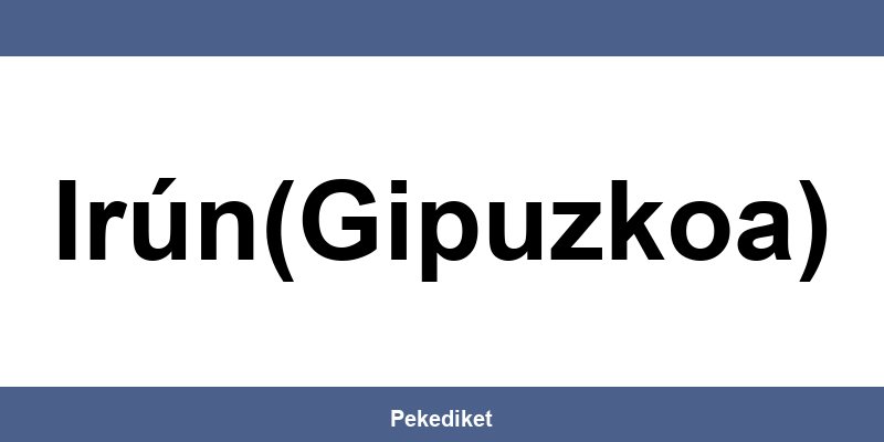 Teléfono y dirección de Paack en Irún(Gipuzkoa)